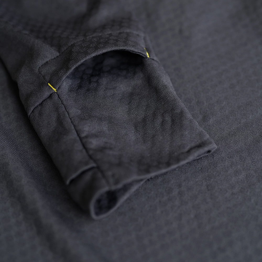 Womens Zephyr Zip Grid Fleece (Graphite)