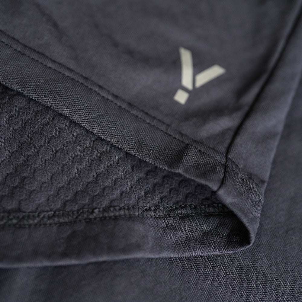 Womens Zephyr Zip Grid Fleece (Graphite)