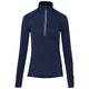 Womens Zephyr Zip Grid Fleece (Navy) #contain