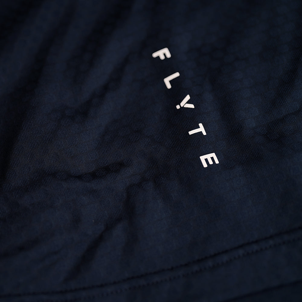 Womens Zephyr Zip Grid Fleece (Navy) | Flyte